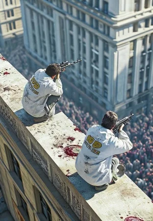 ZOMBI Apocalipsisi Boshlangach Tirik Qolganlar Tomlarda Jon Saqlashmoqda