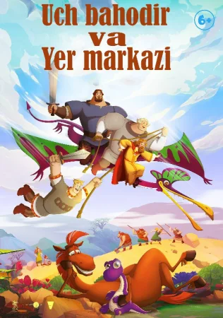 Uch bahodir va Yer markazi / Yerning kindigi Multfilm uzbek tilida 2023 O'zbekcha 2025 tarjima kino Full HD skachat